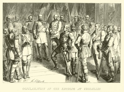 Proclamación del emperador en Versalles de German School