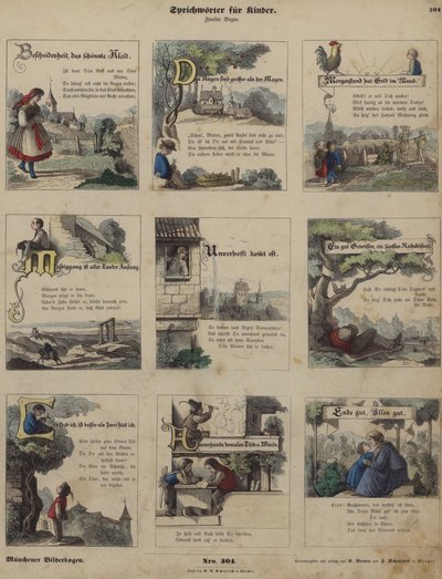 Proverbios para niños de German School