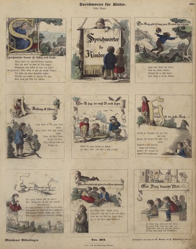 Proverbios para niños de German School