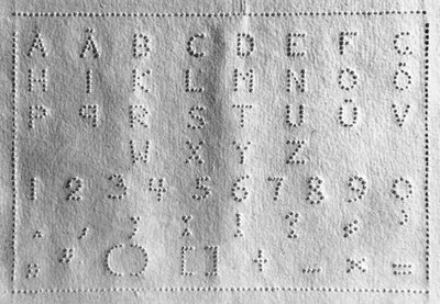 Rafigrafía, nuevo método de escritura y lectura para ciegos, 1837 de German School