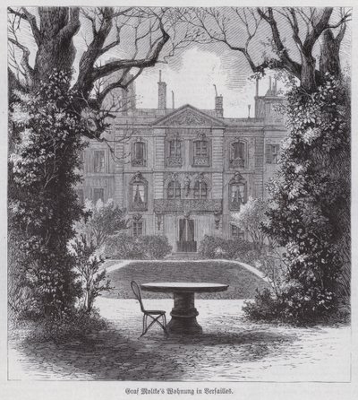 Residencia del mariscal de campo Helmuth von Moltke, comandante victorioso de los ejércitos prusianos en la Guerra Franco-Prusiana, Versalles, Francia de German School