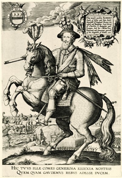 Robert Devereux Conde de Essex de German School