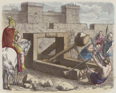 Catapulta de asedio romana de German School