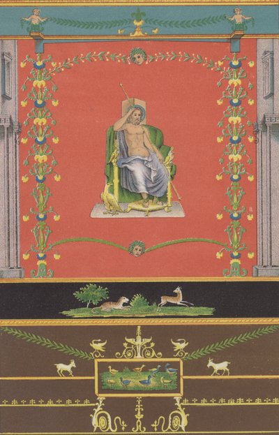 Pintura mural romana de Pompeya de German School