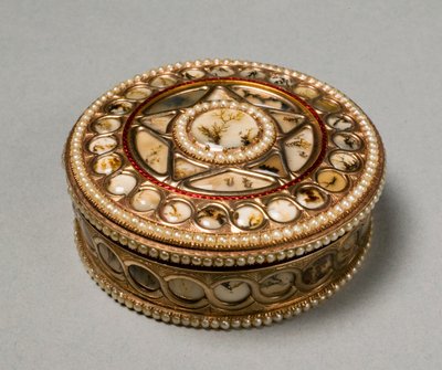 Caja de rapé redonda, c.1800-30 de German School