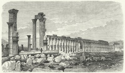 Ruinas de la ciudad de Palmira, Siria de German School