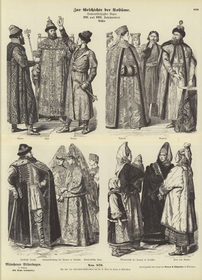 Trajes rusos de German School