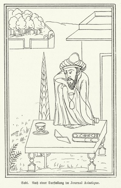 Saadi Shirazi, poeta persa de German School