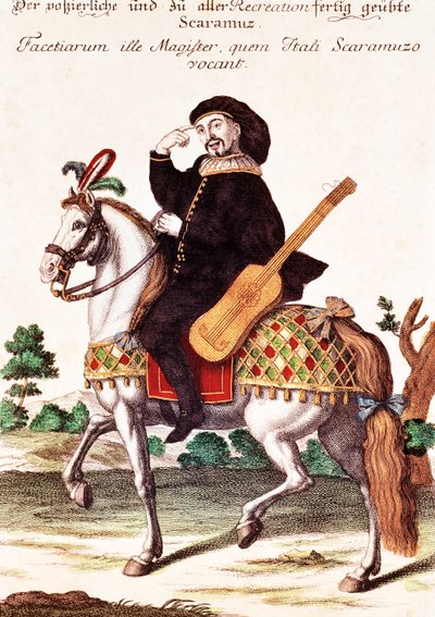 Scaramouche a caballo de German School