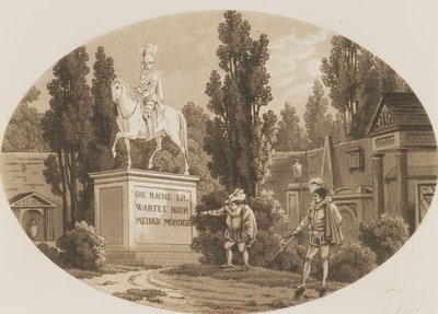 Escena de Don Giovanni de Wolfgang Amadeus Mozart de German School