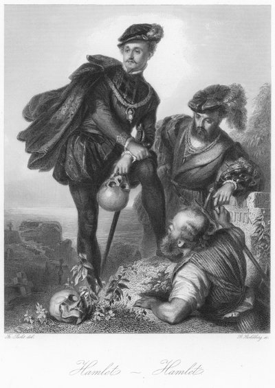 Escena de Hamlet de German School