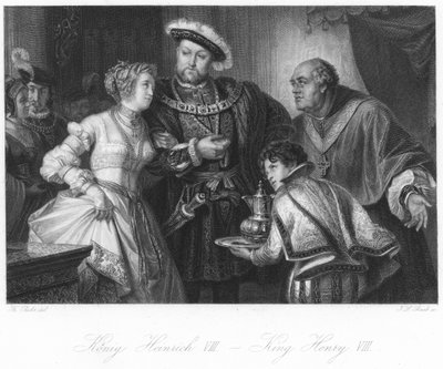 Escena de Enrique VIII de German School
