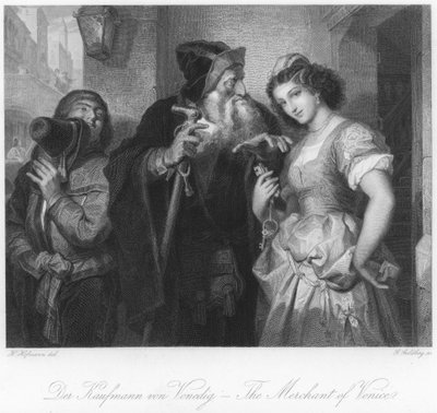 Escena de El Mercader de Venecia de German School