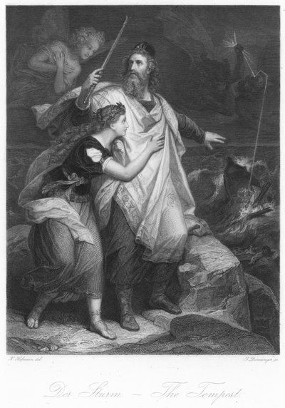 Escena de La Tempestad de German School