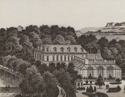 Schonbrunn (litografía) de German School