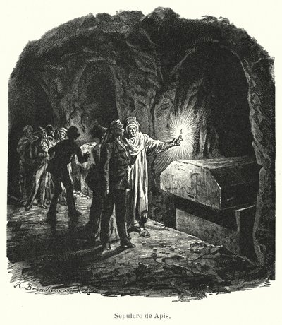 Serapeum de Saqqara, tumba de los toros sagrados Apis adorados en el Antiguo Egipto de German School