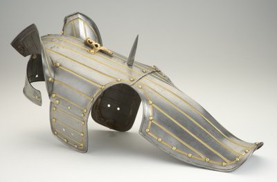 Shaffron, armadura para la cabeza del caballo de German School