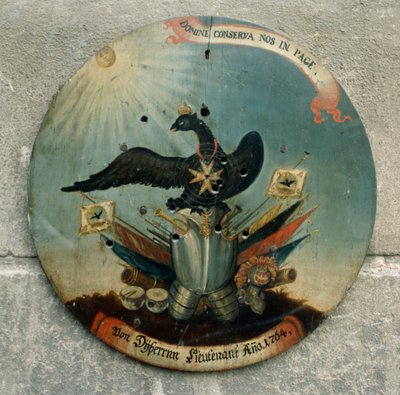Escudo de un oficial prusiano, 1764 de German School