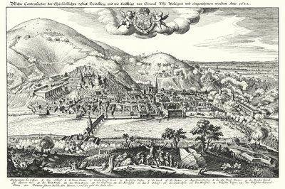 Asedio de Heidelberg por el Conde de Tilly de German School