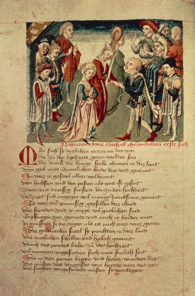 Siegfried ve a Kreimhild por primera vez, del 