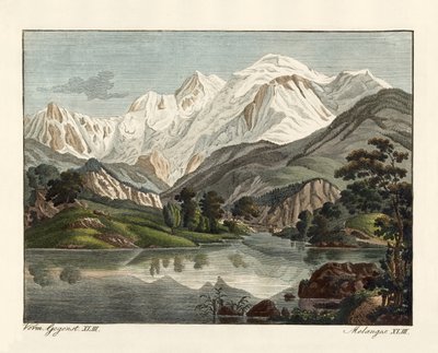 Montañas nevadas de German School