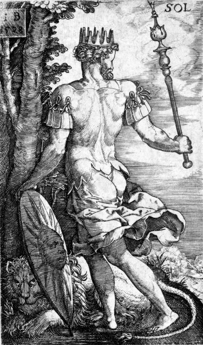 Sol, impreso por Georg Pencz, 1529 de German School