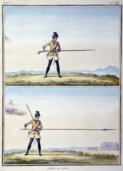 Soldado en acción - en "My Dreams" por el Conde de Sajonia de German School