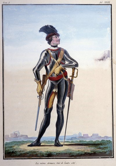 Ropa de soldado: Armadura de jinete - en "My Dreams" por el Conde de Sajonia de German School