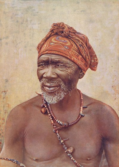 Hombre medicina sudafricano de German School