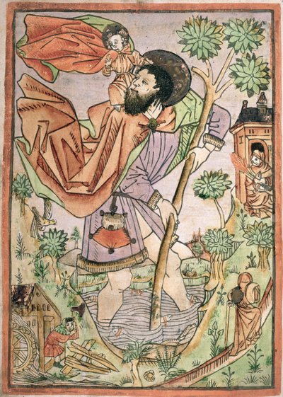 San Cristóbal: Alemán, c.1470 de German School