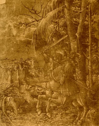 San Jorge matando al dragón de German School