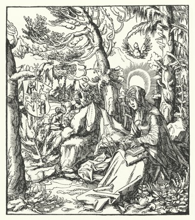 Santa Ida de Lorena (c1040-1113) de German School