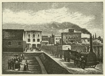 Estación del Ferrocarril Berlín-Potsdam en Berlín de German School