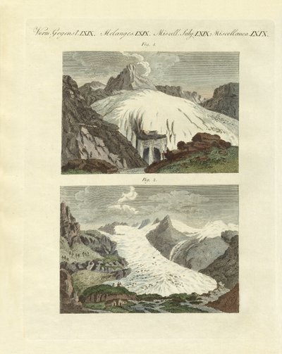 Glaciares extraños como el nacimiento de grandes ríos de German School