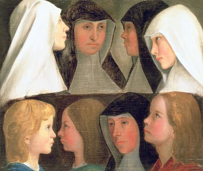 Estudio de monjas y solicitantes de German School