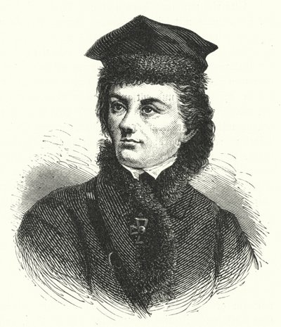 Tadeusz Kościuszko, general polaco-lituano que lideró un levantamiento contra el dominio ruso y prusiano (grabado) de German School