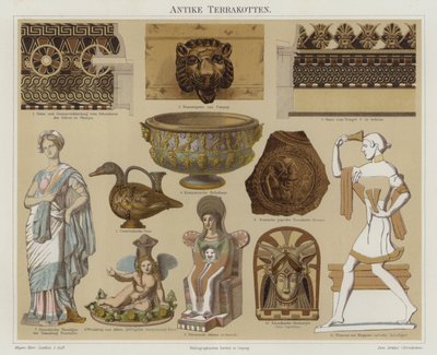 Antigüedades de terracota de German School