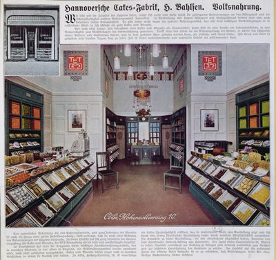 La tienda Bahlsen en Colonia, c.1910 de German School