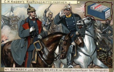 La batalla de Sadowa (también conocida como Königgrätz, 3 de julio) de German School