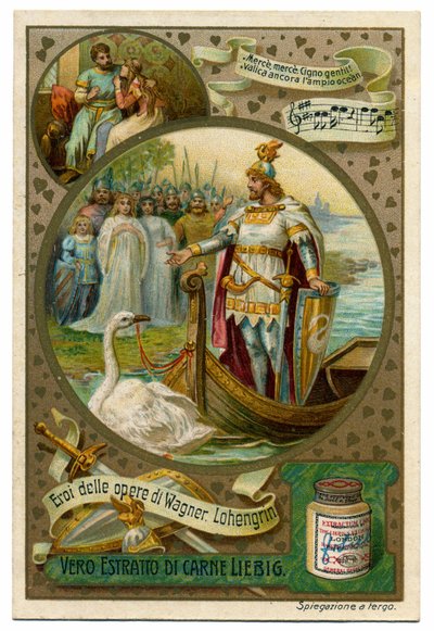 Los personajes de Lohengrin de German School