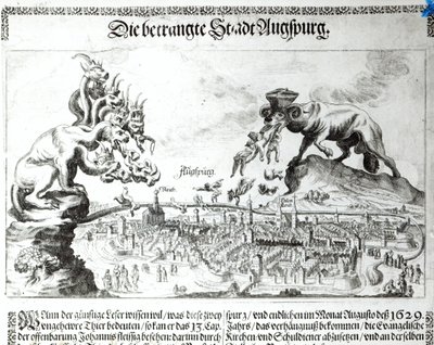 La ciudad de Augsburgo forzada a aceptar la dominación católica en 1629 de German School