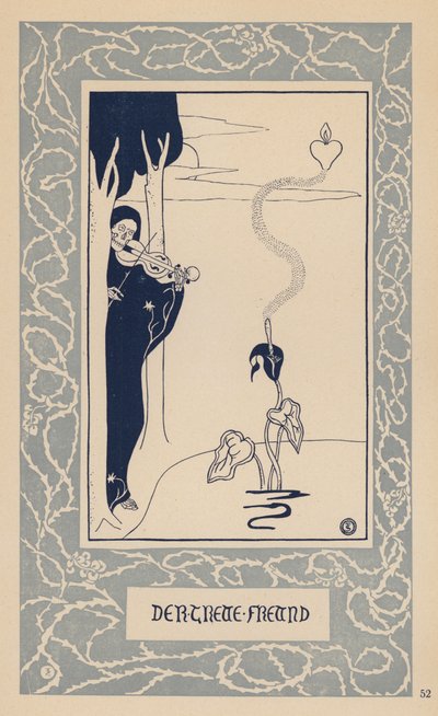 El amigo devoto (litografía) de German School