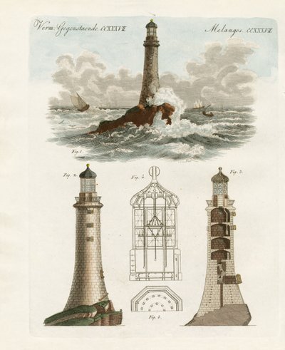 El faro de Eddystone de German School