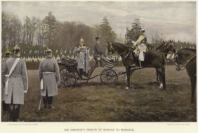 El homenaje del emperador a Bismarck de German School