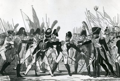 El fin de Napoleón como emperador de German School