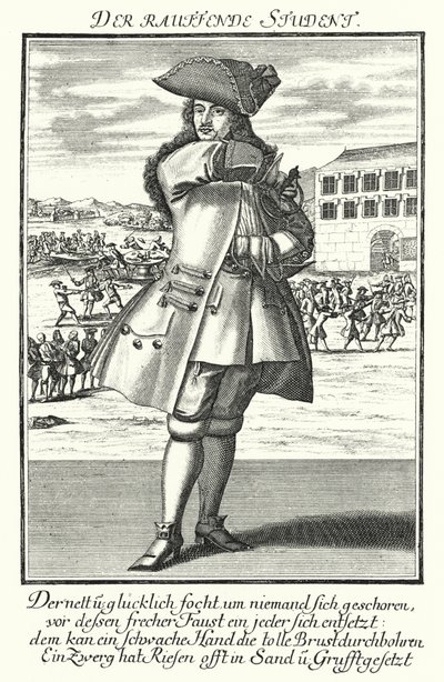 El estudiante luchador (grabado) de German School