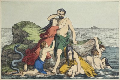 El Diluvio, ilustración de L