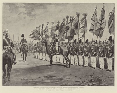 Las Maniobras del Ejército Alemán cerca de Stettin de German School