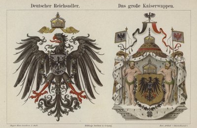 El Águila Imperial Alemana y el Gran Escudo de Armas del Emperador de German School