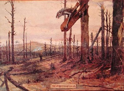 El Fantasma de los Bosques de Argonne, c.1914-18 de German School